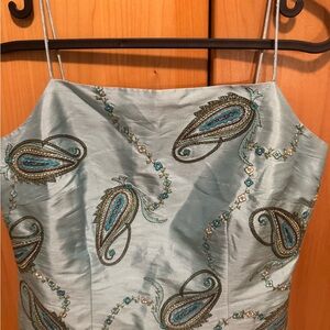 Ann Taylor Light Blue Silk Top